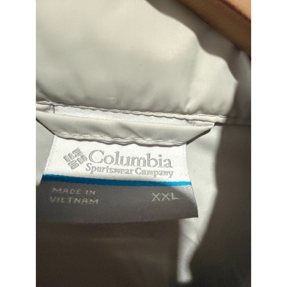 Columbia Womens Switchback III Wind Breaker Jacket Waterproof Sz 2X Light Gray - Picture 3 of 6